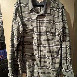 Striped Casual Button Down Shirt